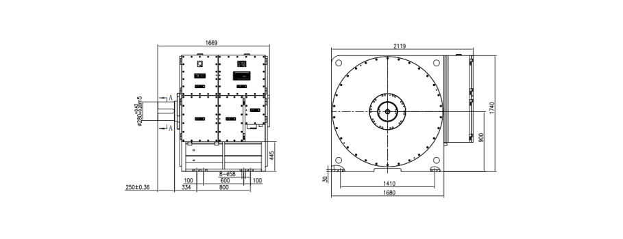 Flame Proof VFD Synchronous Motor